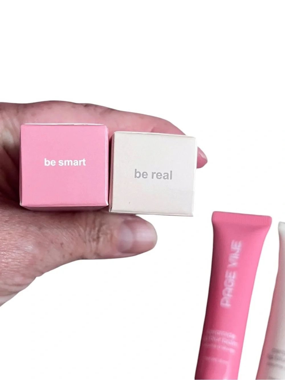 Page Vine Ceramide Lip Blur Balm Duo Be Smart & Be Real NEW